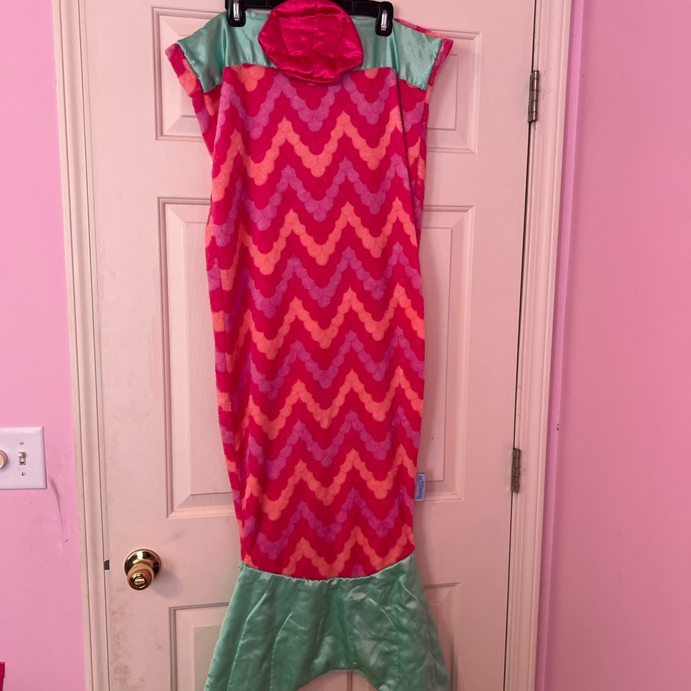 Girls Snuggie Mermaid Tail